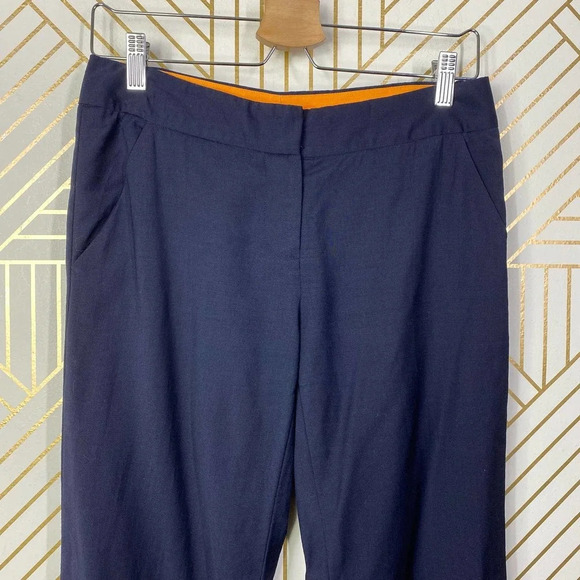 TORY BURCH Wide-Leg Dress Pants in Navy Blue Size US 2 - Picture 3 of 12
